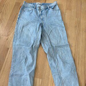 Abercrombie & Fitch The 90's Straight Ultra High Rise Curve Love sIze 29 regular